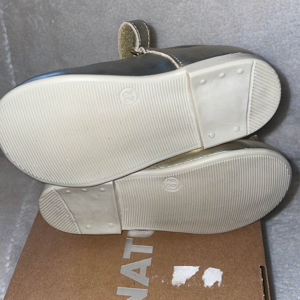 NWT Naturino Ballet Metallic in Platinum - Picture 15 of 16
